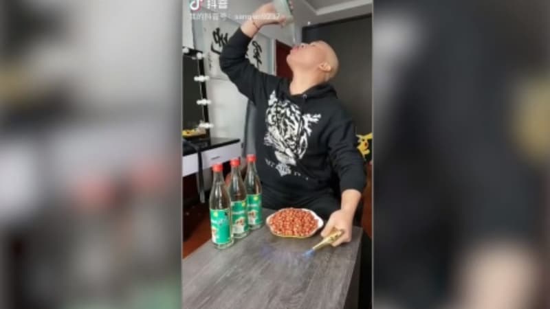 Un influenceur chinois meurt après avoir bu une très grande quantité d’alcool en direct