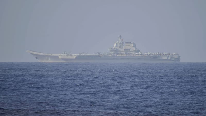 Taïpeï affirme qu’un porte-avions chinois traverse le détroit de Taïwan