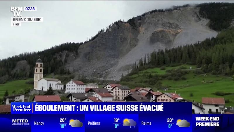 Un village suisse totalement évacué en raison d’un éboulement
