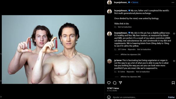 TÉMOIGNAGE. "Je m’injecte le sang de mon fils adolescent pour atteindre la jeunesse éternelle"