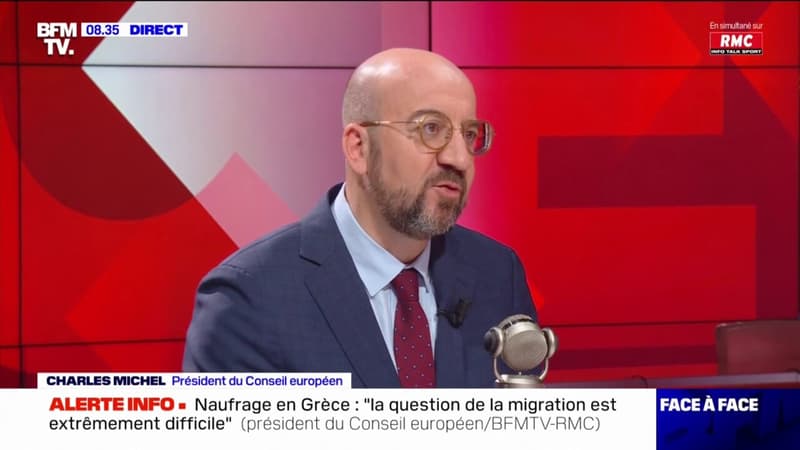 Charles Michel: “On ne peut pas accepter que ce soit des groupes criminels qui tentent de décider qui peut venir en Europe”