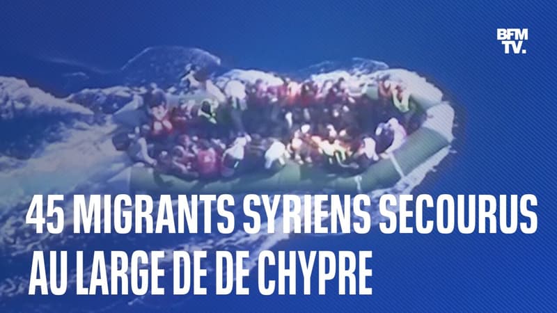 Chypre: 45 migrants syriens, dont 11 enfants, secourus au large de l’île