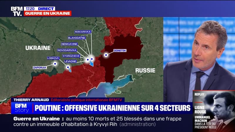 Contre-offensive ukrainienne: “Les pertes [ukrainiennes] s’approchent d’un niveau qu’on peut qualifier de catastrophique”, selon Vladimir Poutine