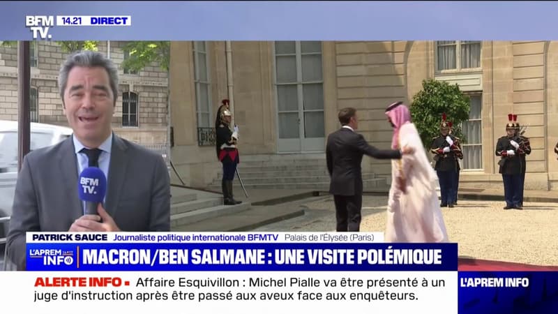 Emmanuel Macron reçoit le prince héritier d’Arabie Saoudite Mohammed Ben Salmane à l’Élysée