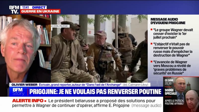 Evgueni Prigojine est “un homme en situation de faiblesse”, pour l’écrivain et grand reporter Olivier Weber