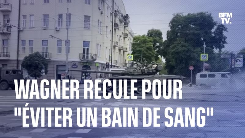 Evguéni Prigojine, et sa milice Wagner, reculent “pour éviter un bain de sang”