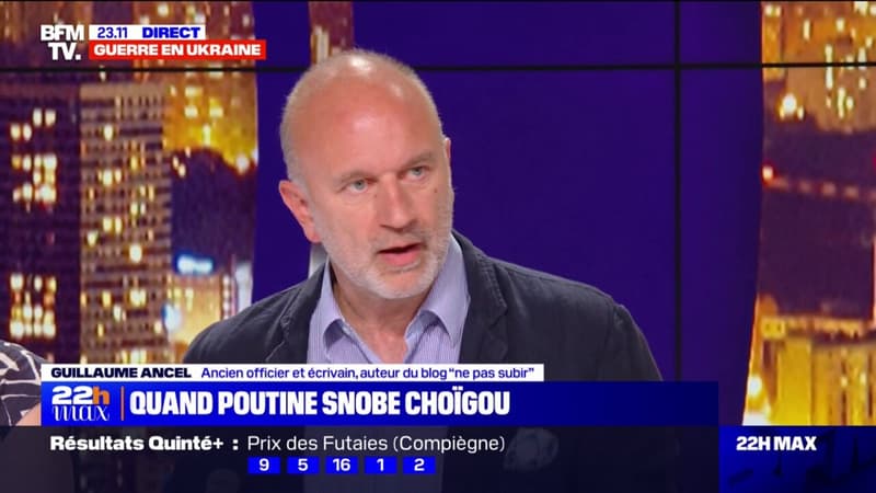 Guerre en Ukraine: “On a l’impression que [Vladimir Poutine] essaye de rattraper la communication ultramoderne et performante de Zelensky”, estime l’ancien officier Guillaume Ancel