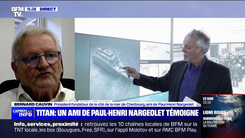 “Il est mort de sa belle mort”: Bernard Cauvin, président de la Cité de la mer de Cherbourg, rend hommage à Paul-Henri Nargeolet