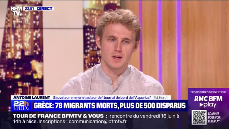 Immigration: “On peut faire preuve de bien plus de solidarité”, pour Antoine Laurent, sauveteur en mer et auteur de “Journal de bord de l’Aquarius”