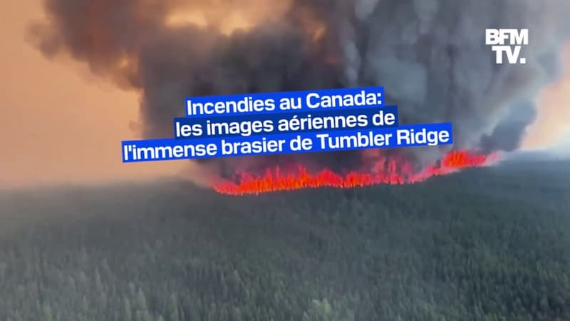 Incendies au Canada: ces images aériennes témoignent de l’ampleur du feu en Colombie-Britannique