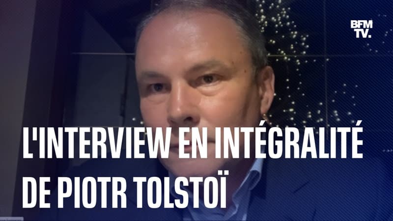 L’interview en intégralité de Piotr Tolstoï, vice-président de la Douma