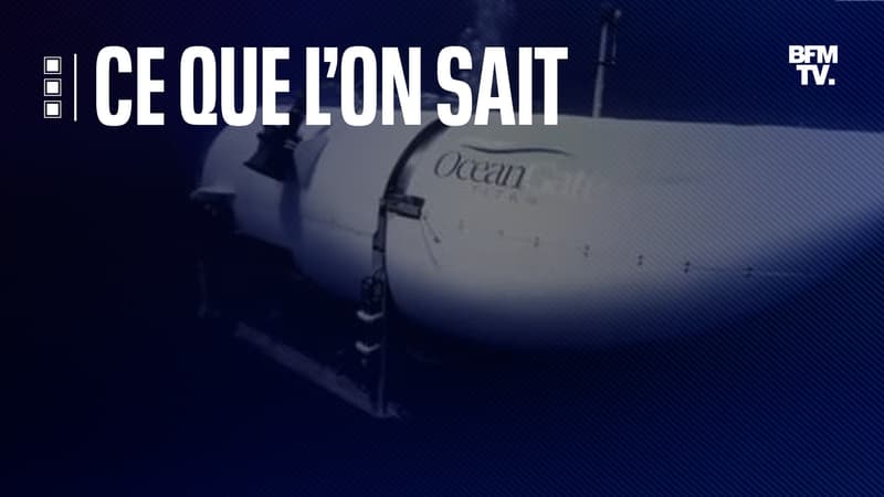 Recherches, passagers… Ce que l’on sait de la disparition d’un sous-marin touristique explorant l’épave du Titanic