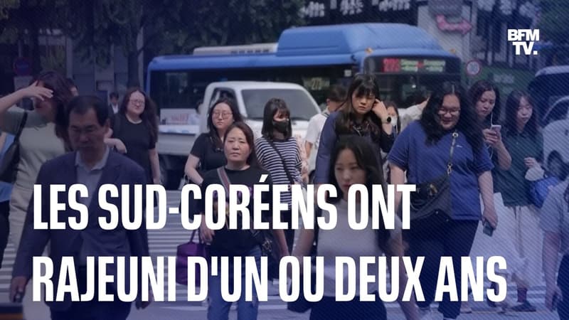 Les Sud-Coréens ont rajeuni d’un ou deux ans ce mercredi
