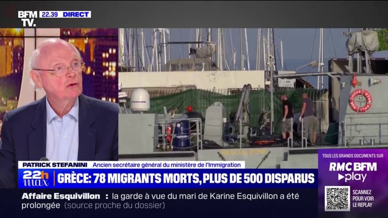 Naufrage en Grèce: “Ce bateau n’aurait jamais dû quitter la Libye”, pour Patrick Stefanini, ancien secrétaire général du ministère de l’Immigration