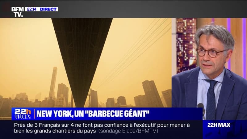 Pollution à New York: “C’est potentiellement dangereux”, explique  Bruno Crestani, chef de service pneumologie hôpital Bichat