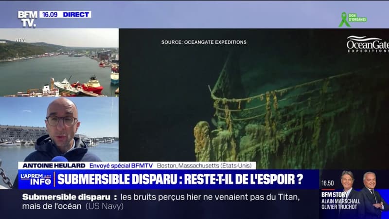 Recherche du submersible dans l’Atlantique: les sons perçus ne venaient pas du “Titan” mais de l’océan, selon la Marine américaine