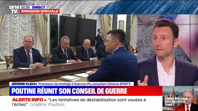Russie/conseil de sécurité: “Une image d’unité (…) pour instiller l’idée fausse que Prigojine était un peu isolé”, pour Jérôme Clech (consultant défense BFMTV)
