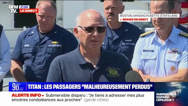 Submersible disparu: “Nous avons trouvé 5 éléments de débris qui appartenaient au Titan” annonce les garde-côtes américains