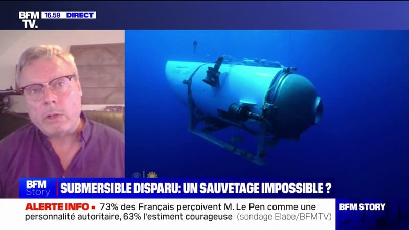 Submersible disparu: “Si on retrouve l’épave, ce n’est pas garanti que l’on puisse récupérer les gens qu’il y a dedans”, estime le chercheur d’épaves Bertrand Sciboz