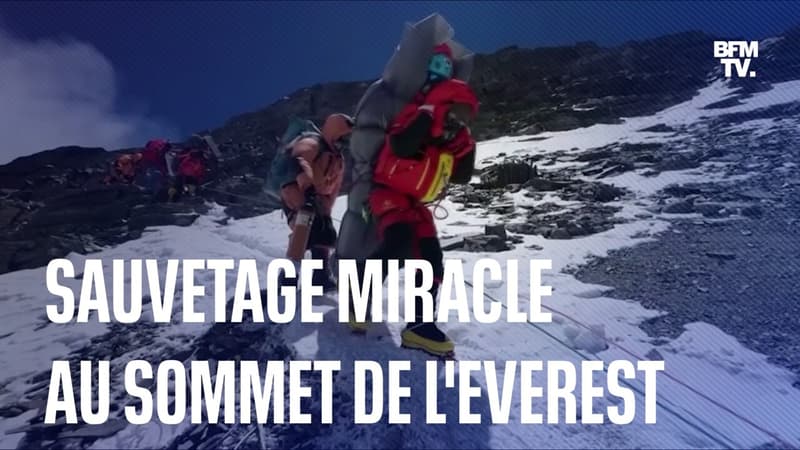 Un sherpa découvre un grimpeur coincé au sommet de l’Everest, et le sauve in extremis