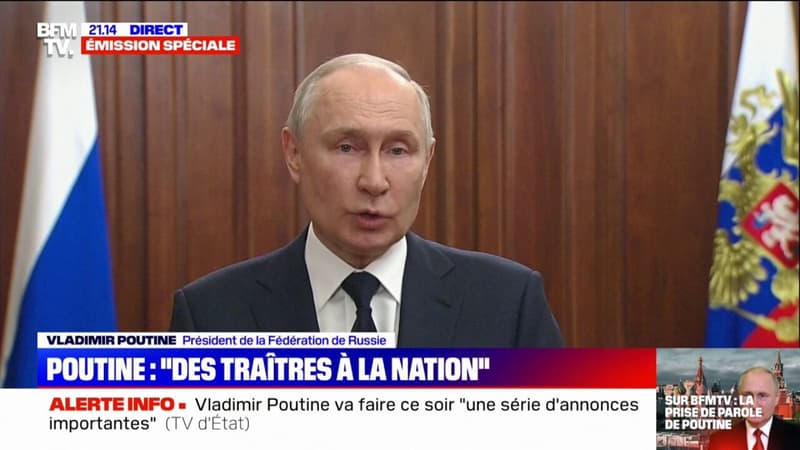 Vladimir Poutine: “Je sais que la plupart des combattants de Wagner sont des patriotes”