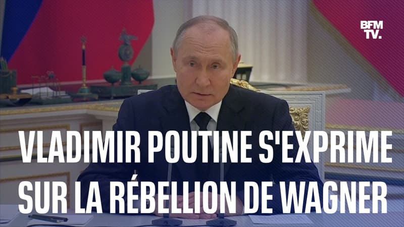“Vous avez fait éviter le chaos”: Vladimir Poutine s’exprime après la rébellion avortée de Wagner