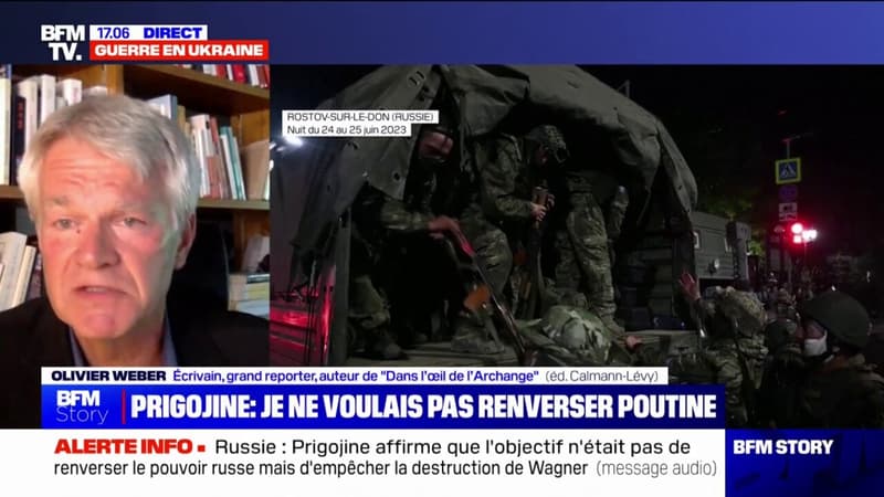 Wagner: “Vladimir Poutine a joué avec le feu avec ces sociétés militaires privées”, pour l’écrivain et grand reporter Olivier Weber
