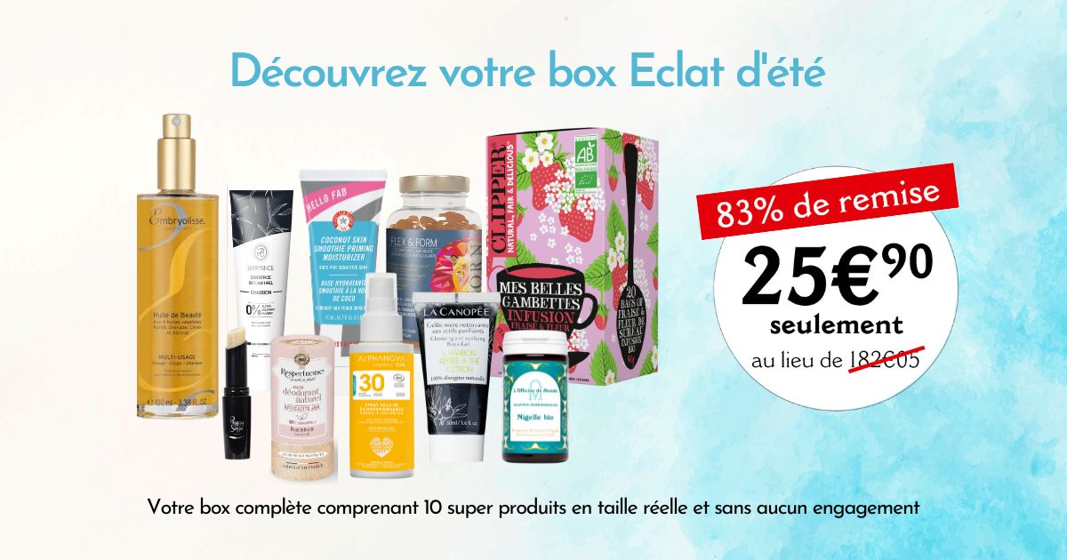 NOUVEAU : découvrez la toute nouvelle box soin et beauté « Eclat d’été »