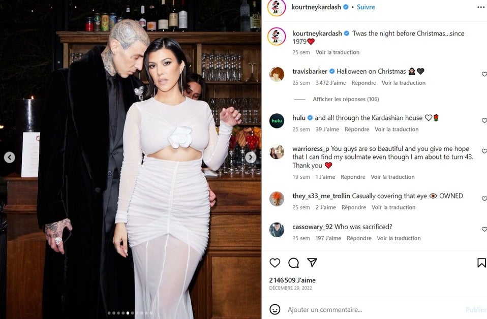 Kourtney Kardashian enceinte : elle révèle le sexe de son futur enfant