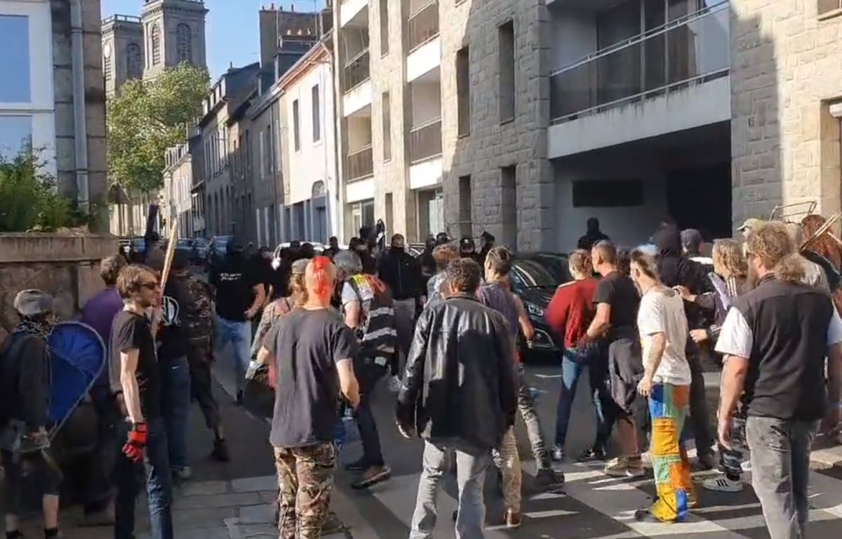 Saint-Brieuc : Des affrontements avec l’extrême droite en marge d’un rendez-vous antifasciste