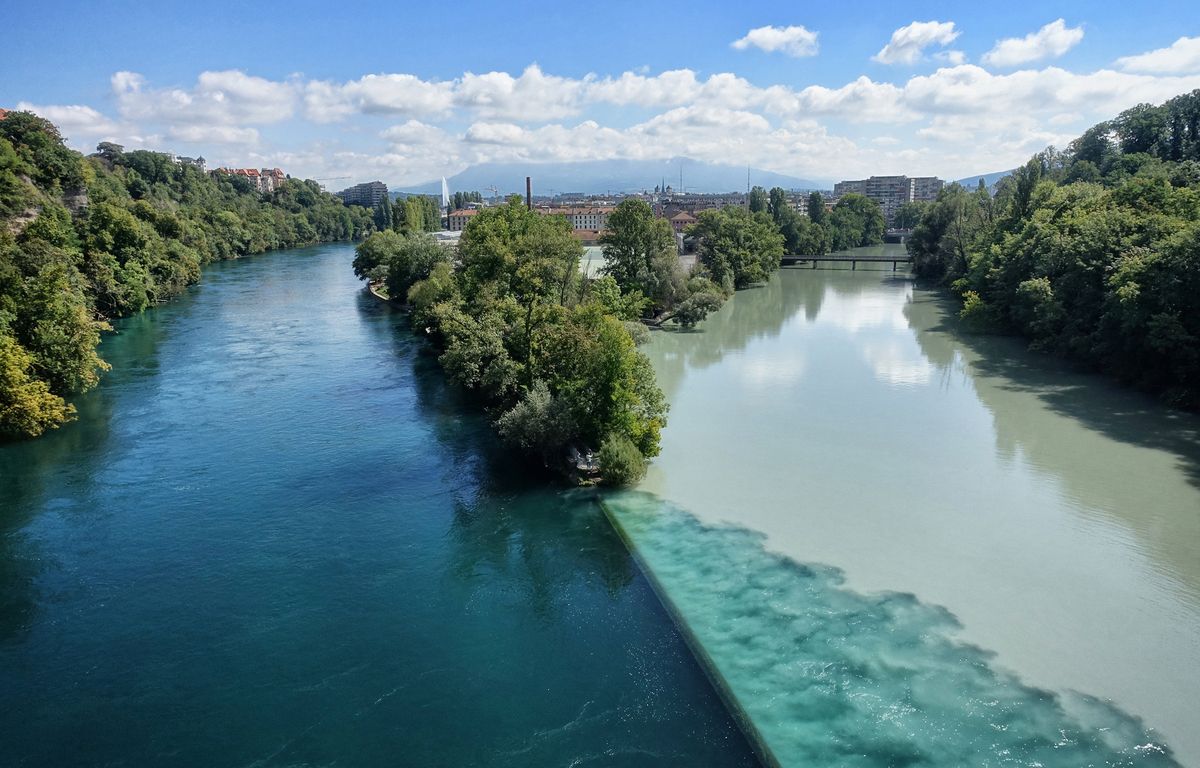 Baignade déconseillée après la détection de bactéries fécales dans l’Arve et le Rhône