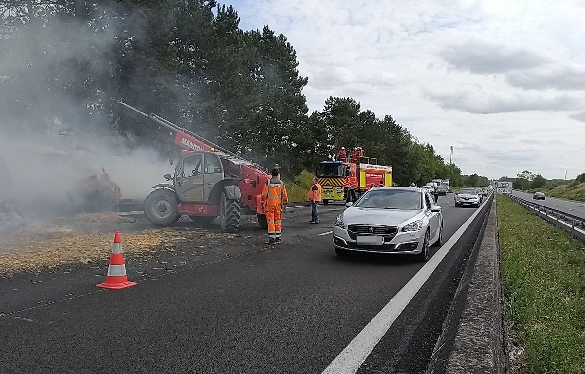 Oise : Soixante automobilistes verbalisés pour avoir filmé un camion en feu sur l’autoroute