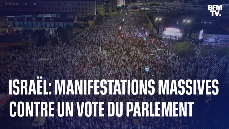Malgré des manifestations massives, le Parlement israélien a voté ce lundi la mesure centrale de la réforme judiciaire