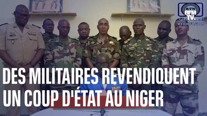 Niger: des militaires revendiquent un coup d’État, des manifestants scandent des slogans anti-français