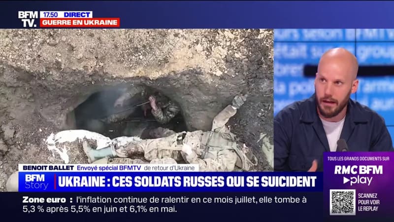 Suicides de soldats russes: les explications de Benoit Ballet, envoyé spécial BFMTV de retour d’Ukraine