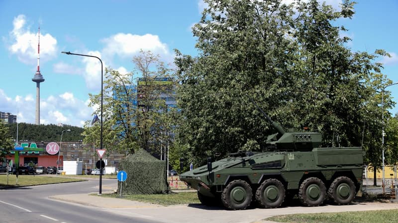 Blindés Caesar, lance-missiles… Ville hôte du sommet de l’Otan, Vilnius est transformée en forteresse