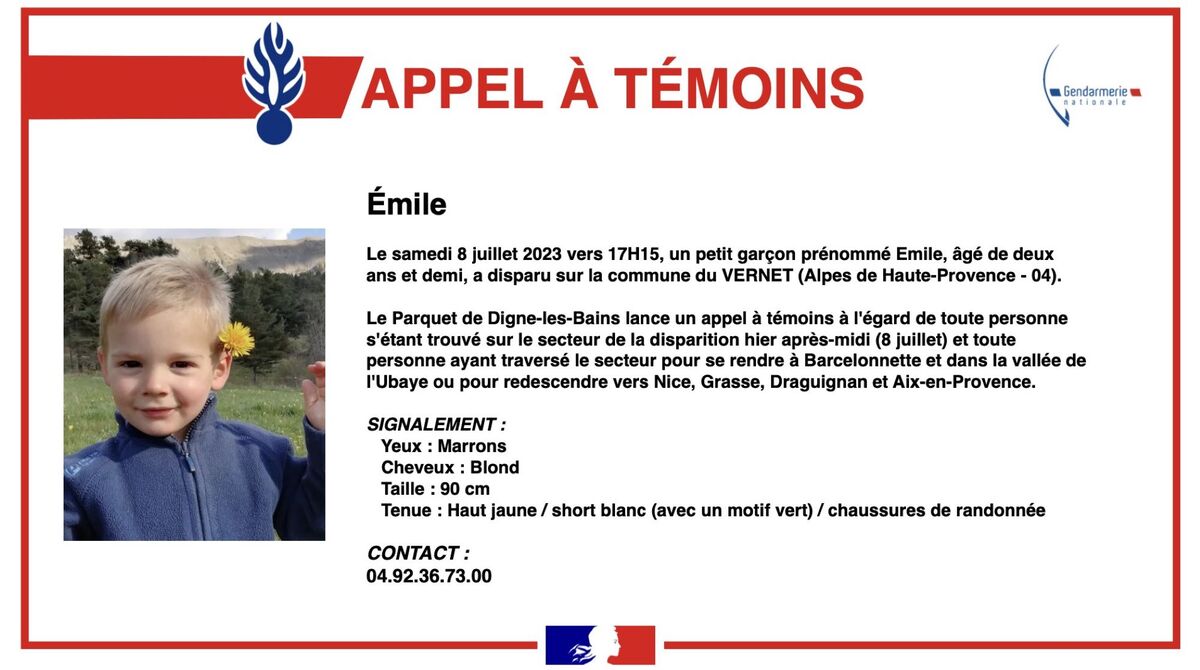 Disparition d’Emile, 2 ans, au Vernet : “il s’est effondré”, son grand-père craque en pleine messe
