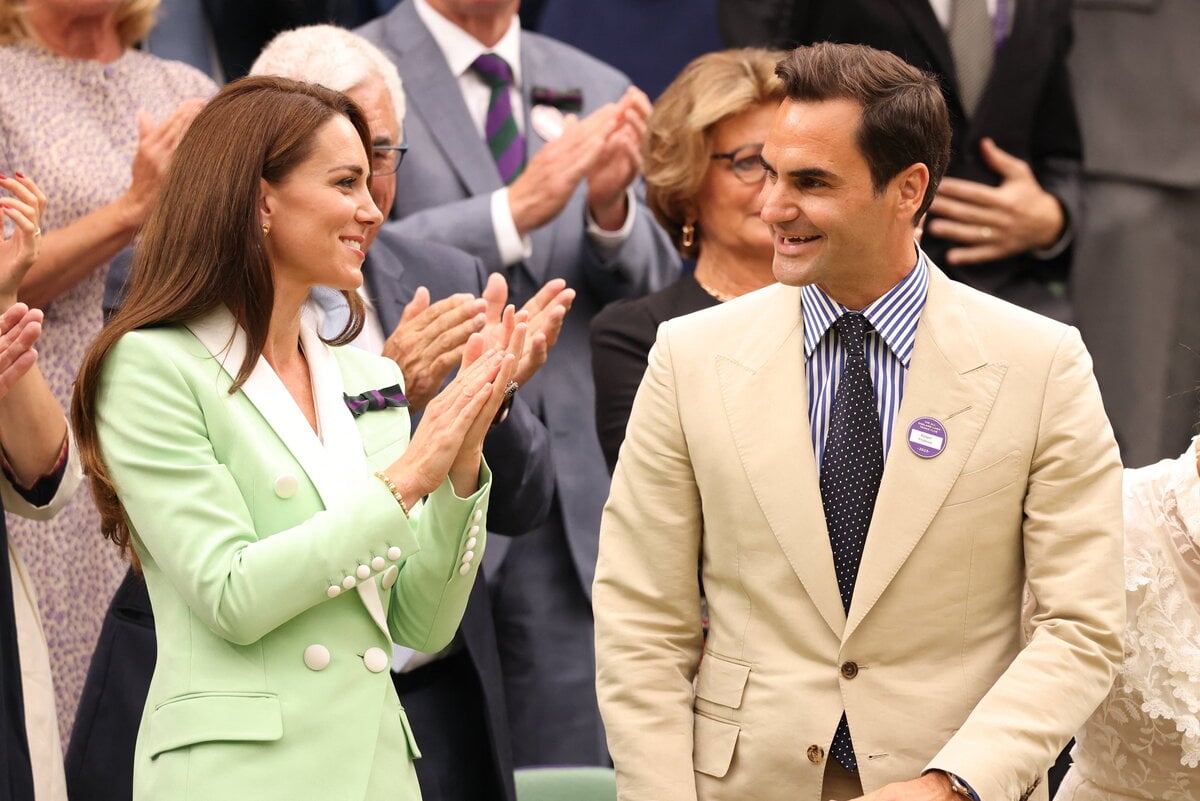 Kate Middleton et Roger Federer très proches à Wimbledon : un brin vexée, la femme du champion veille au grain