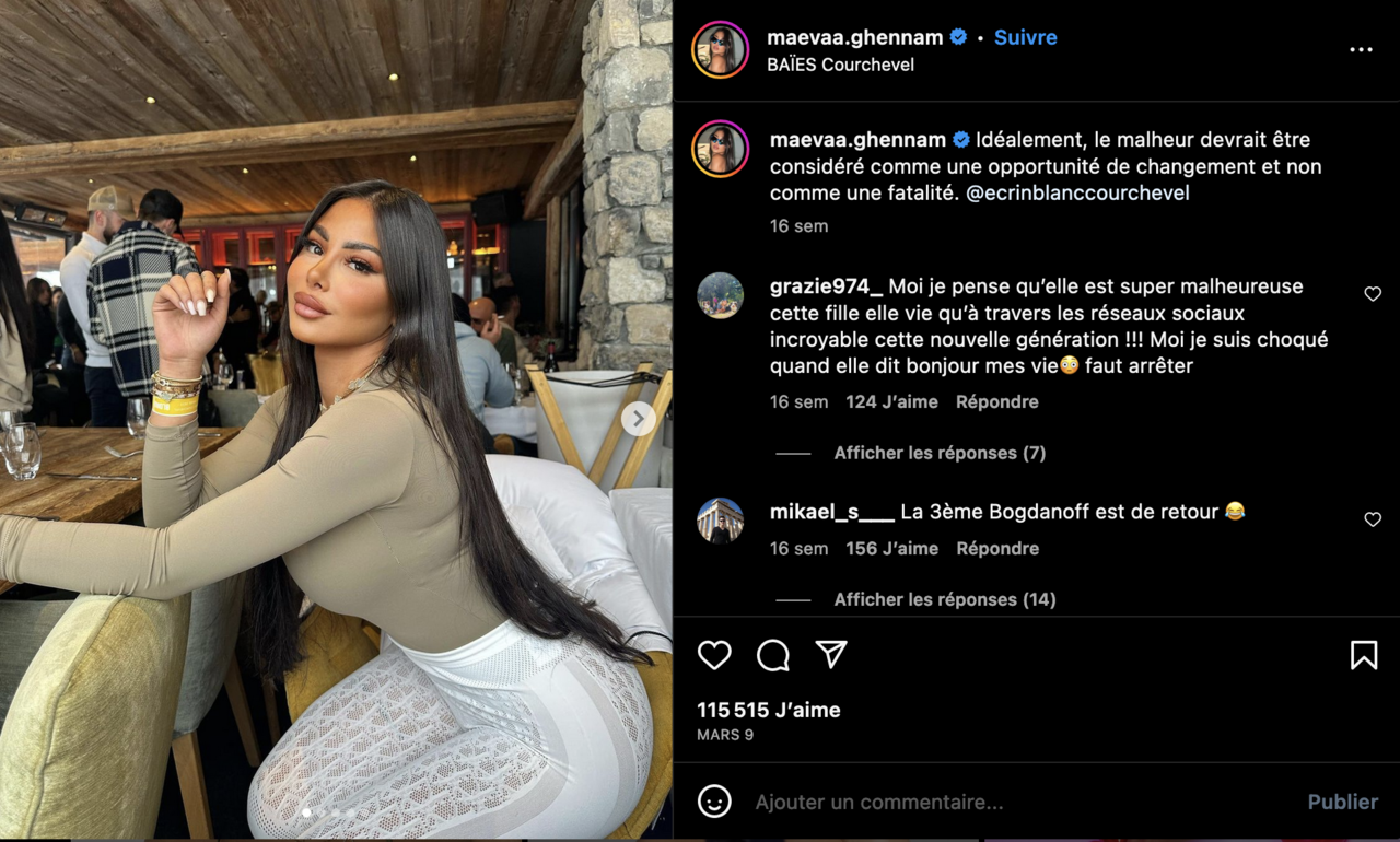 « Pour une nouvelle vie » : Maeva Ghennam transformée, ce changement qui a nécessité 11 heures de travail