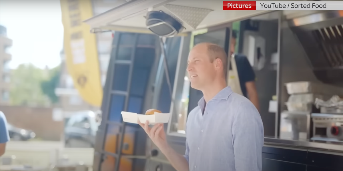 Prince William dans un food truck : cette séquence qui a laissé les Britanniques pantois (Vidéo)
