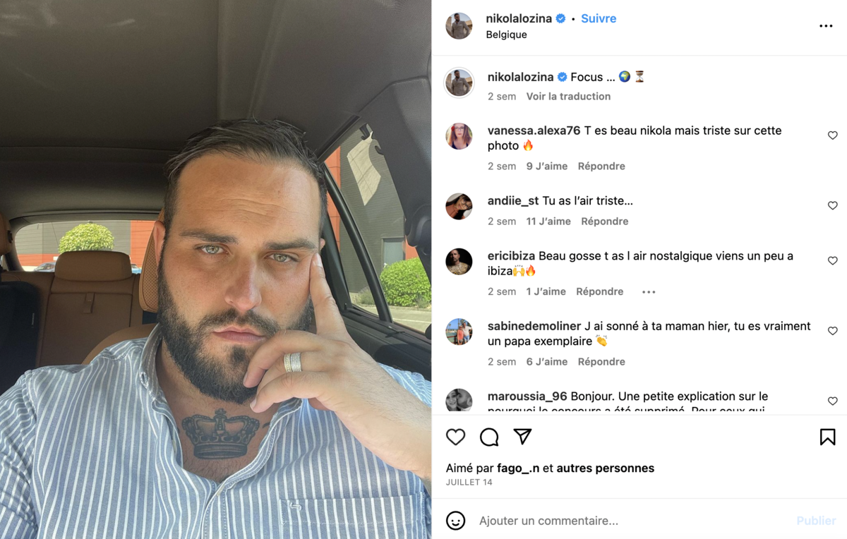 « L’avenir de nos enfants » : Nikola Lozina a un nouveau métier et le fait savoir