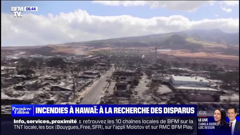 Après les incendies à Hawaï, l’heure est à la recherche des personnes portées disparues
