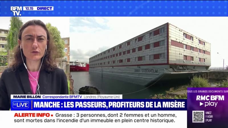 Au Royaume-Uni, les demandeurs d’asile sont accueillis dans un centre d’accueil flottant