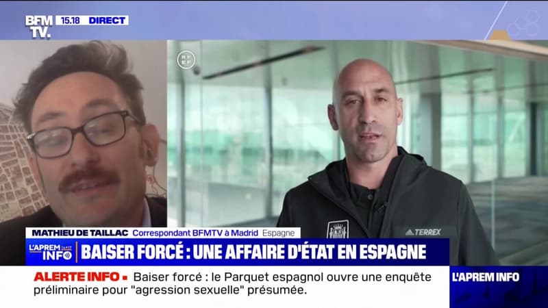 Baiser forcé: le Parquet espagnol ouvre une enquête préliminaire pour “agression sexuelle” présumée contre Luis Rubiales