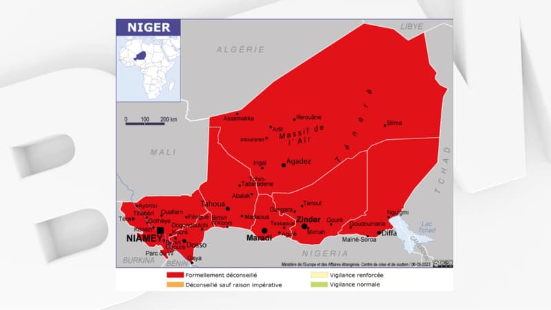 Les déplacements au Niger “fortement déconseillés” par le Quai d’Orsay