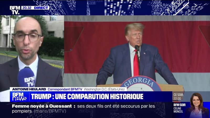 Comparution de Donald Trump: l’ancien président américain dénonce “une instrumentalisation sans précédent de la justice”