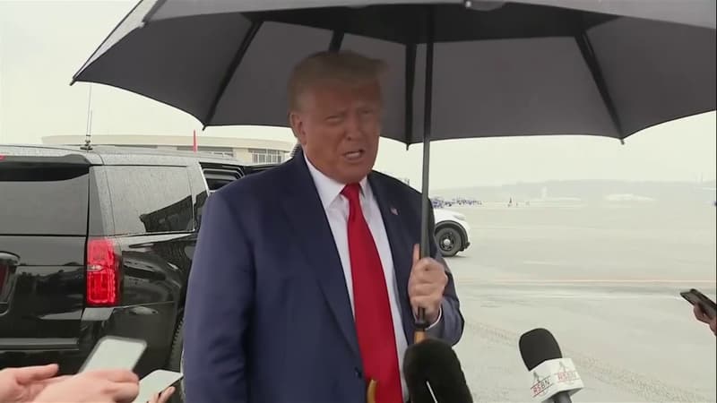 “Un jour très triste pour l’Amérique”: inculpé, Donald Trump se dit victime d’une “persécution”