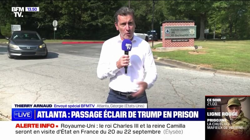 Donald Trump va faire un passage éclair en prison en Géorgie