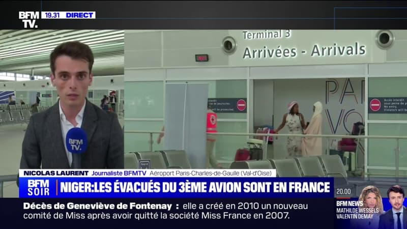 Évacuation des ressortissants français du Niger: le troisième avion a atterri à l’aéroport Roissy-Charles-de-Gaulle