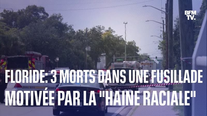 Floride: trois personnes tuées dans une fusillade motivée par la “haine raciale”
